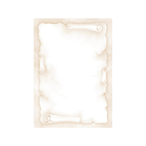 CARTA CON STAMPA ''PERGAMENA'' AVORIO A4 90GR 20FG DECADRY